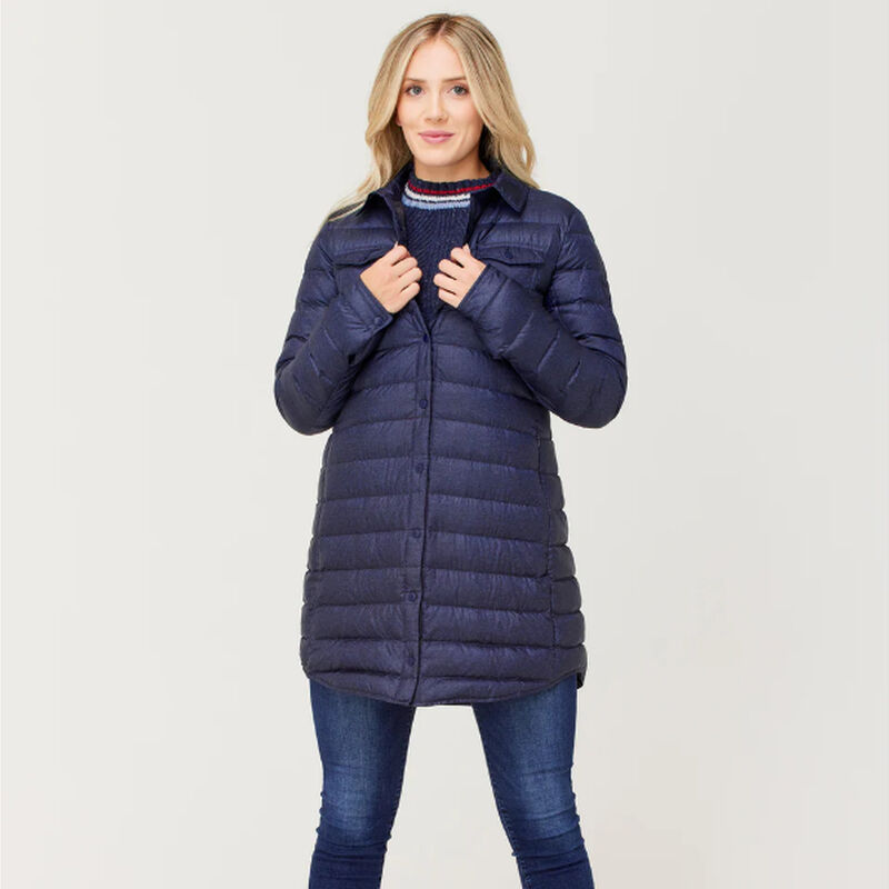 Krimson Klover Annie Long Down Shacket Womens image number 0